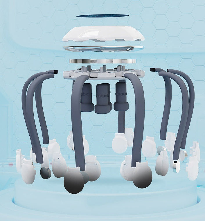 Akıllı Elektrikli Baş Masaj Aleti Octopus